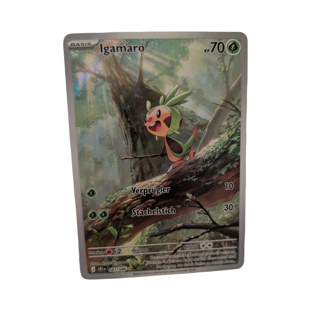 Pokémon Igamaro 087/086 – Illustration Rare – Wachsendes Chaos – Deutsch – Near Mint