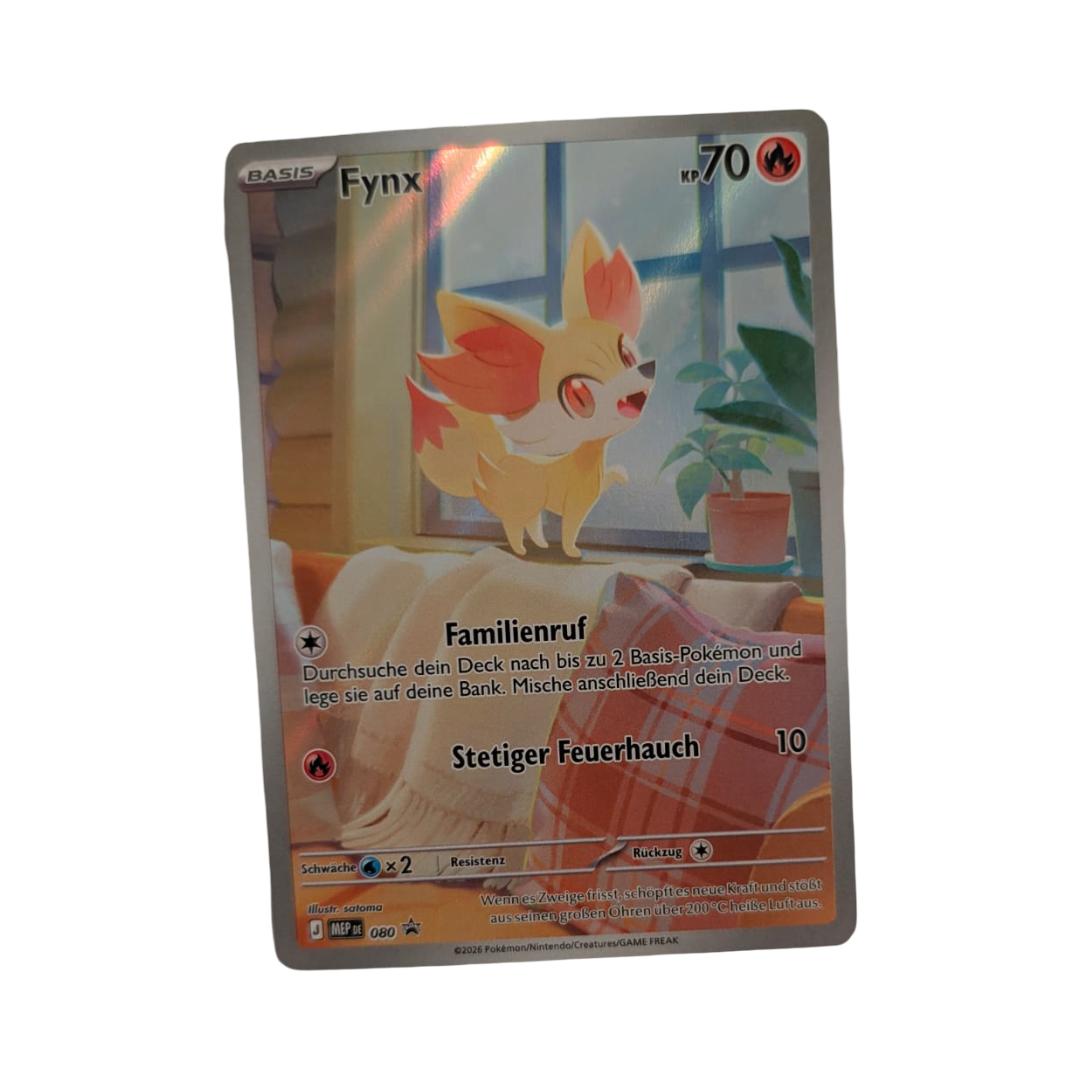 Pokémon Karte Fynx MEP 080 – Black Star Promo – Full Art – Deutsch – Near Mint