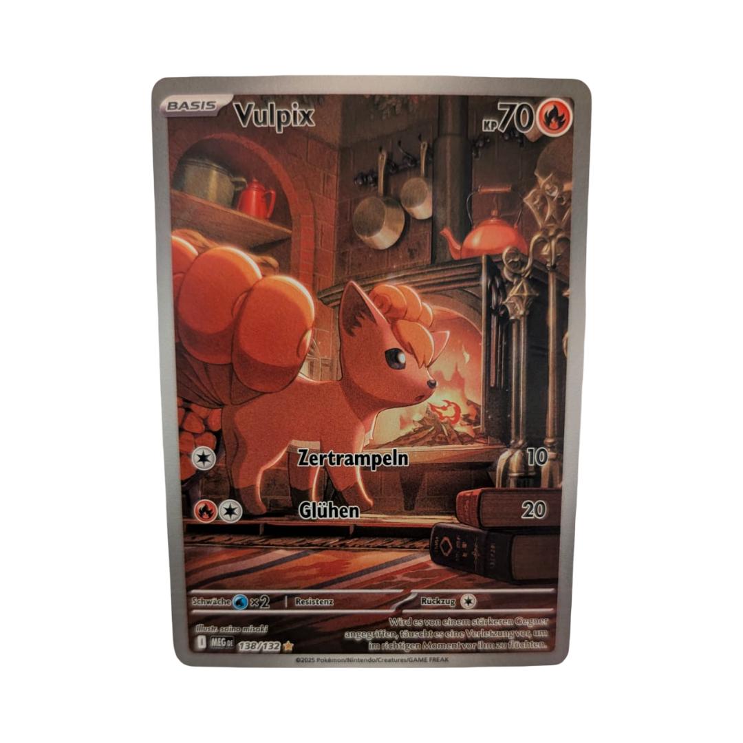 Pokémon Vulpix 138/132 – Illustration Rare – Mega-Entwicklung – Deutsch – Near Mint