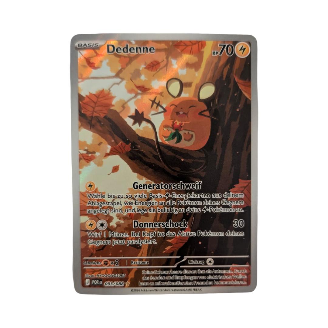 Pokémon Dedenne 093/088 – Illustration Rare – Optimale Ordnung – Deutsch – Near Mint
