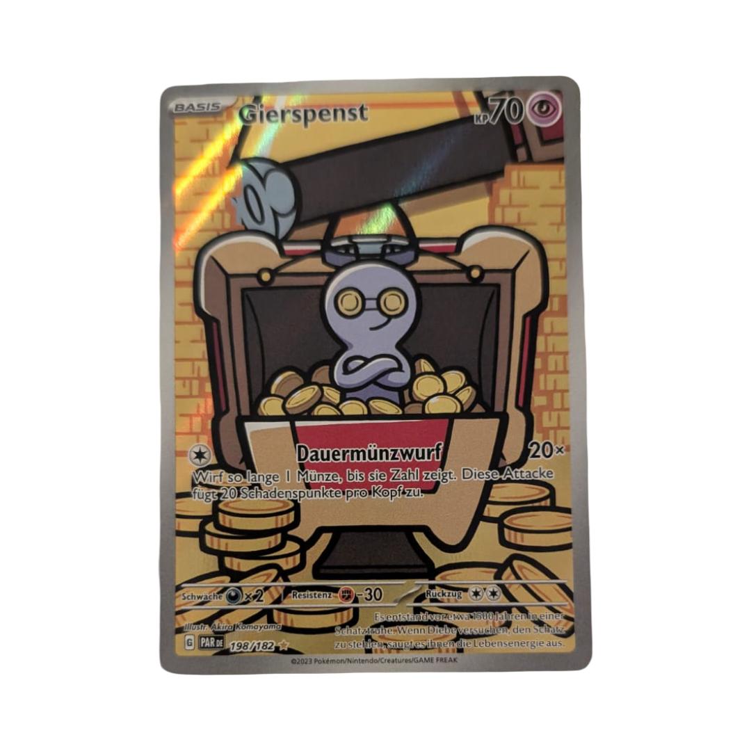 Pokémon Gierspenst 198/182 – Illustration Rare – Paradoxrift – Deutsch – Near Mint