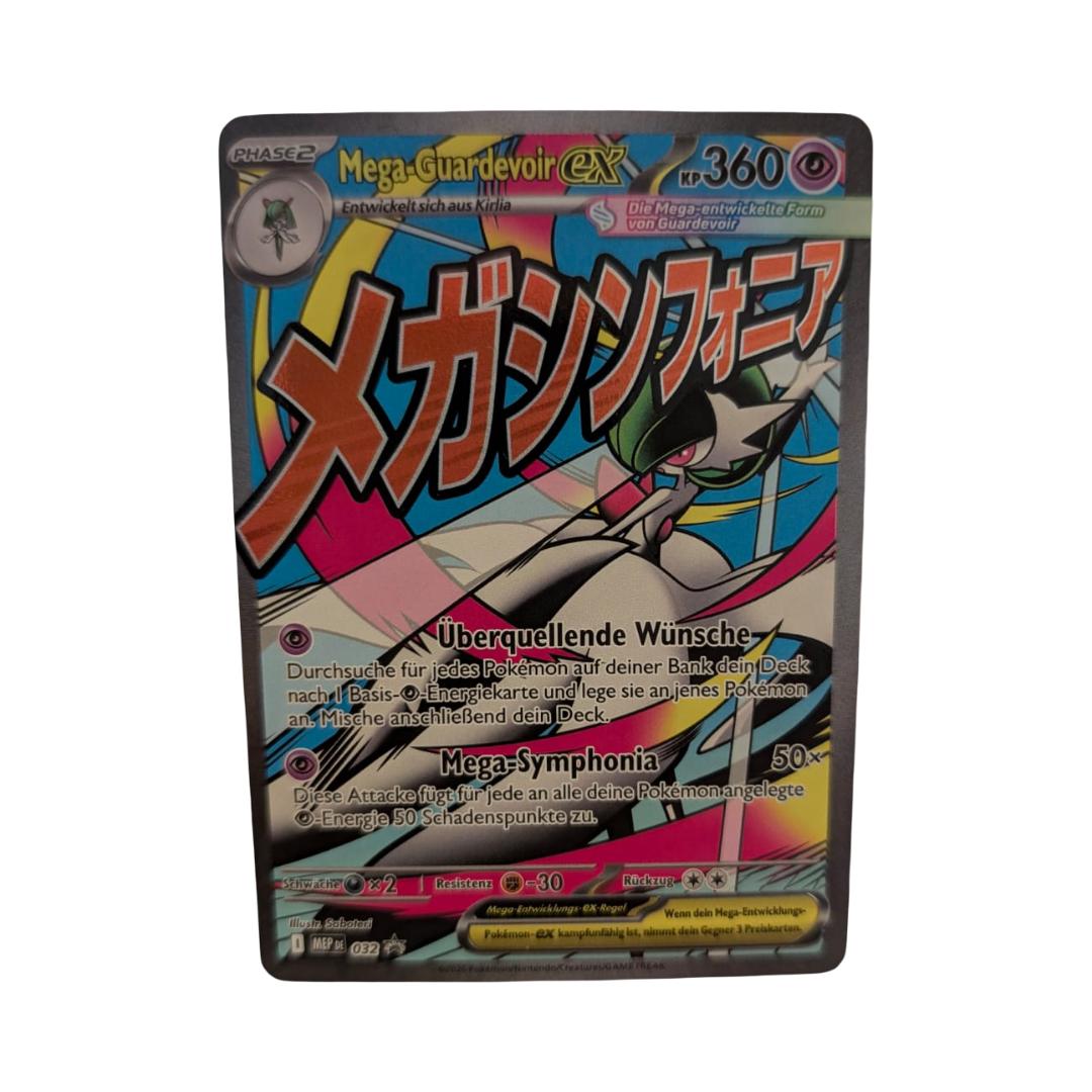 Pokémon Mega-Guardevoir ex MEP 032 – Mega Attack Rare Promo – Deutsch