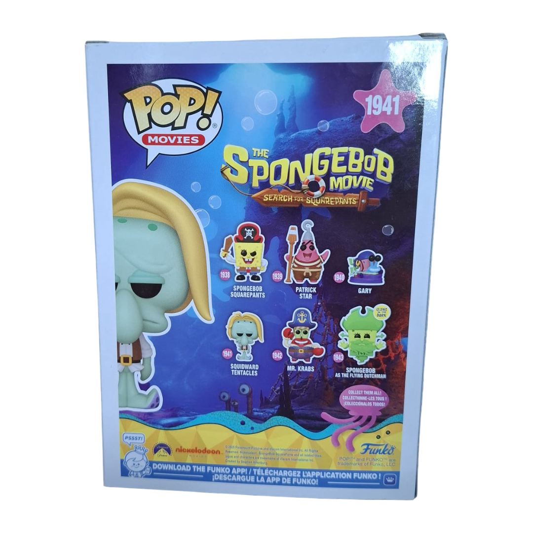 Funko Pop SpongeBob Film Squidward Tentacles Thaddäus Tentakel Pirat Nr. 1941 Vinylfigur OVP
