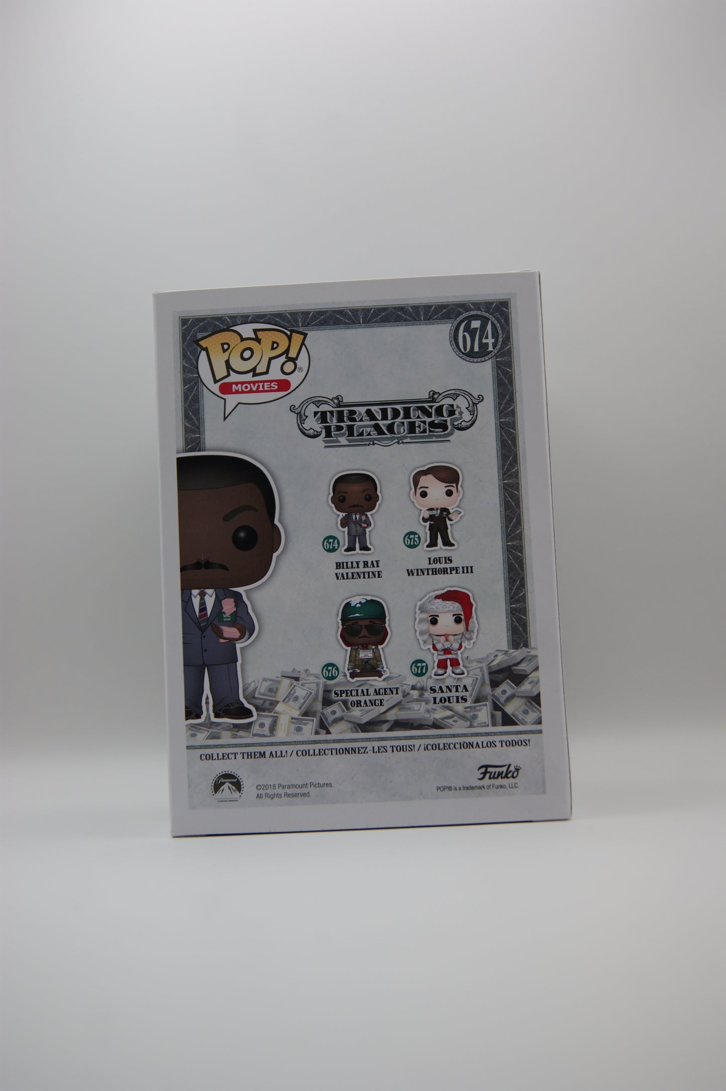Funko Pop! Movies Trading Places Billy Ray Valentine #674 Eddie Murphy OVP