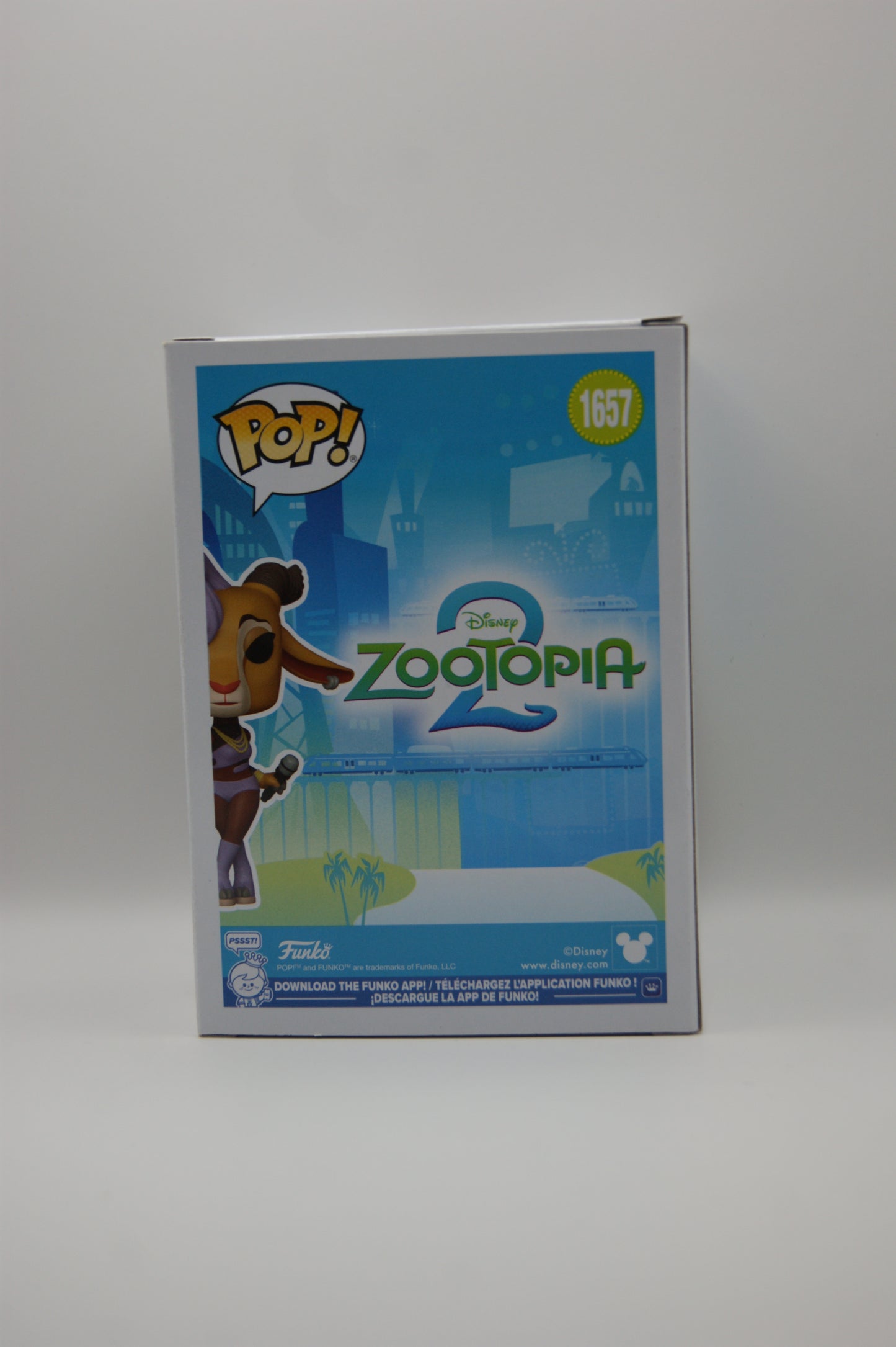 Funko Pop! Disney Zoomania 2 Gazelle #1657 Vinyl Figur Zootopia OVP