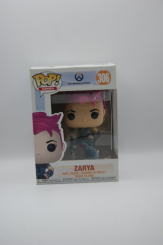 Funko Pop! Games Overwatch Zarya #306 Vinyl Figur Vaulted OVP