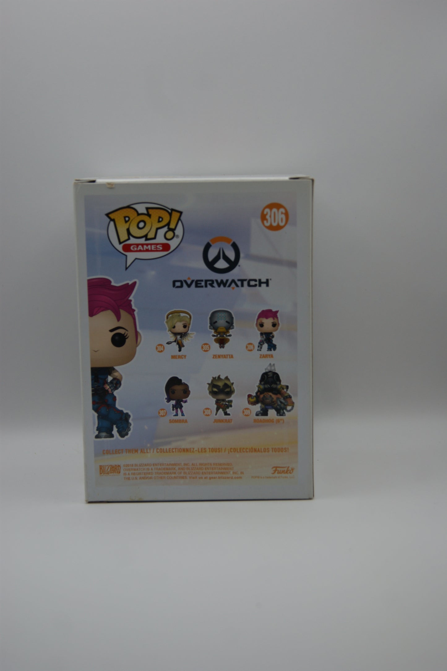 Funko Pop! Games Overwatch Zarya #306 Vinyl Figur Vaulted OVP