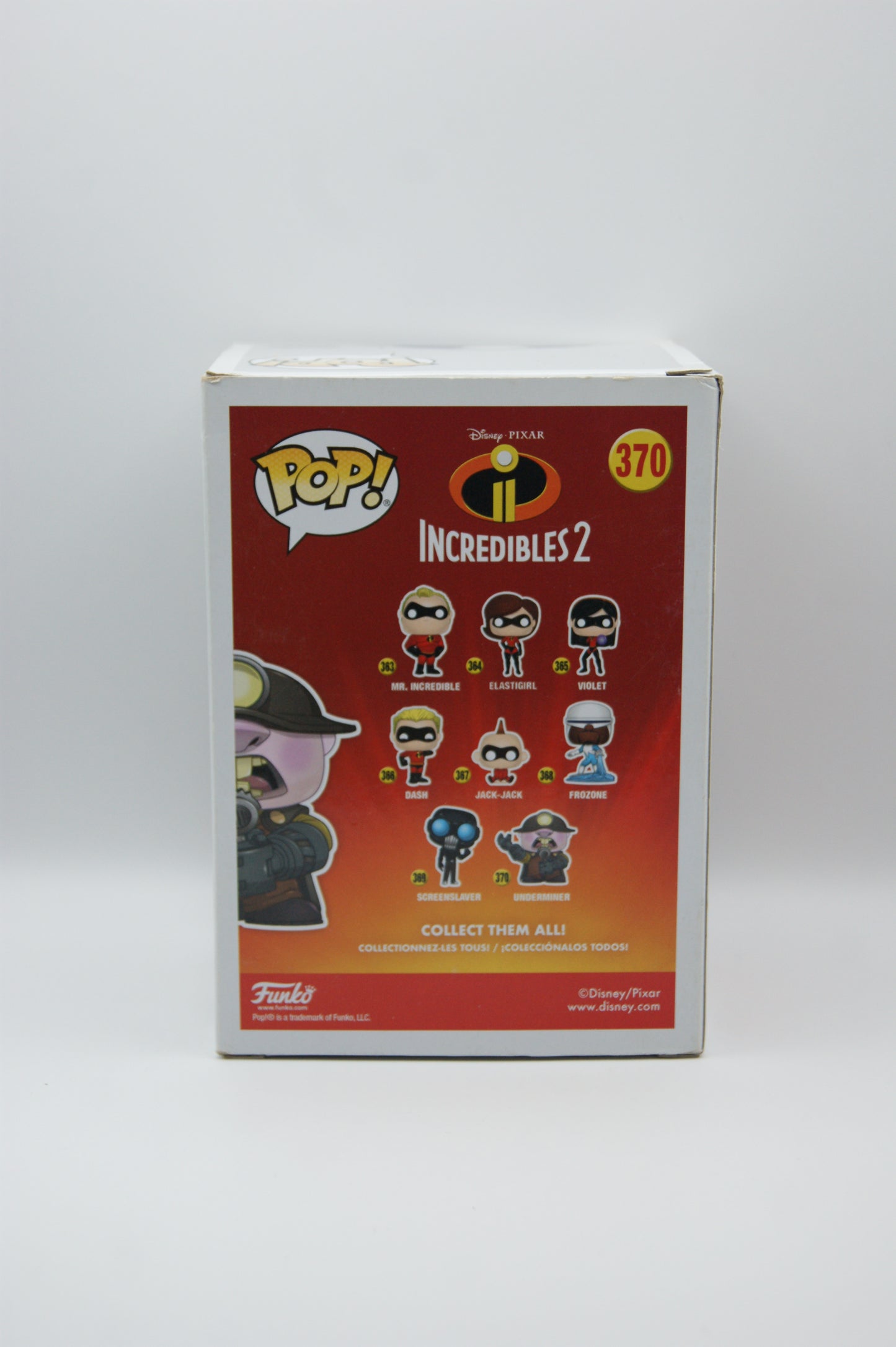 Funko Pop! Disney Die Unglaublichen 2 Underminer #370 Vinylfigur OVP