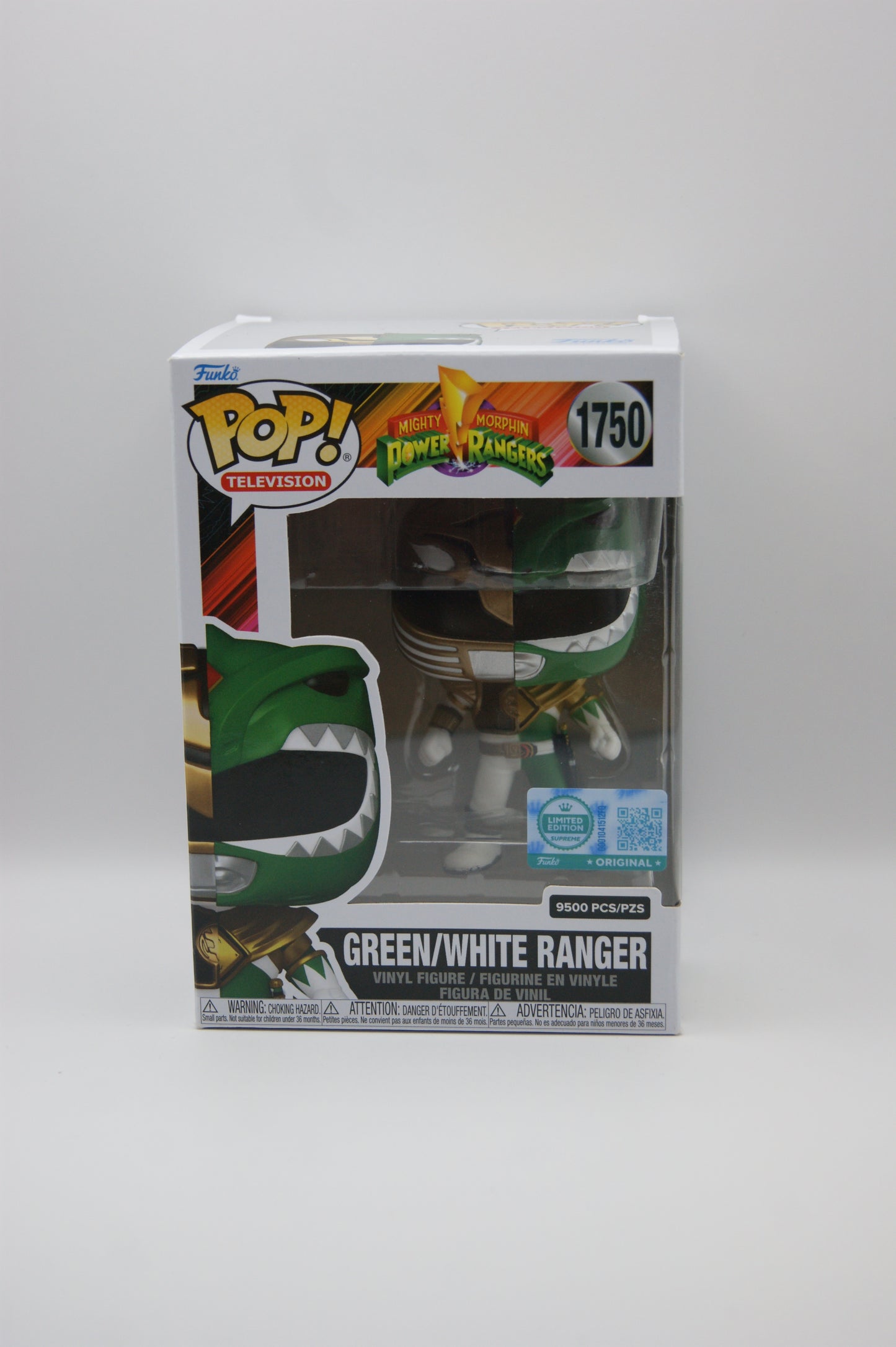 Funko Pop! Power Rangers Green/White Ranger #1750 LE 9500 Stück OVP