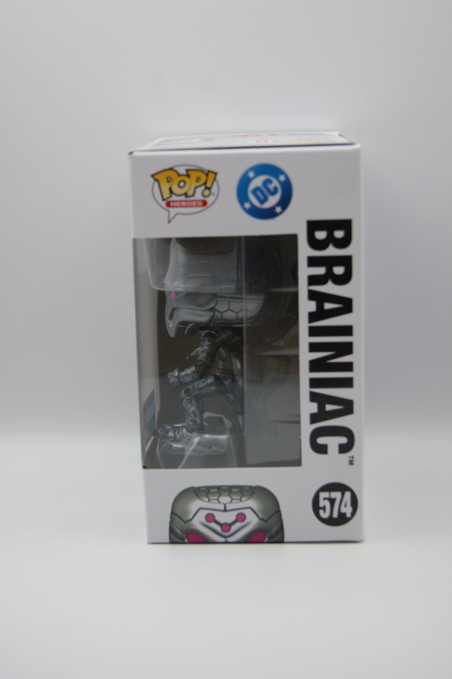 Funko Pop! Heroes Superman Brainiac Metallic #574 Fall Convention 2025 OVP