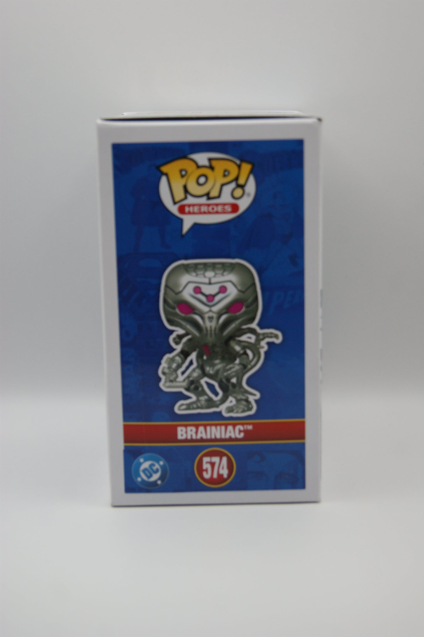Funko Pop! Heroes Superman Brainiac Metallic #574 Fall Convention 2025 OVP