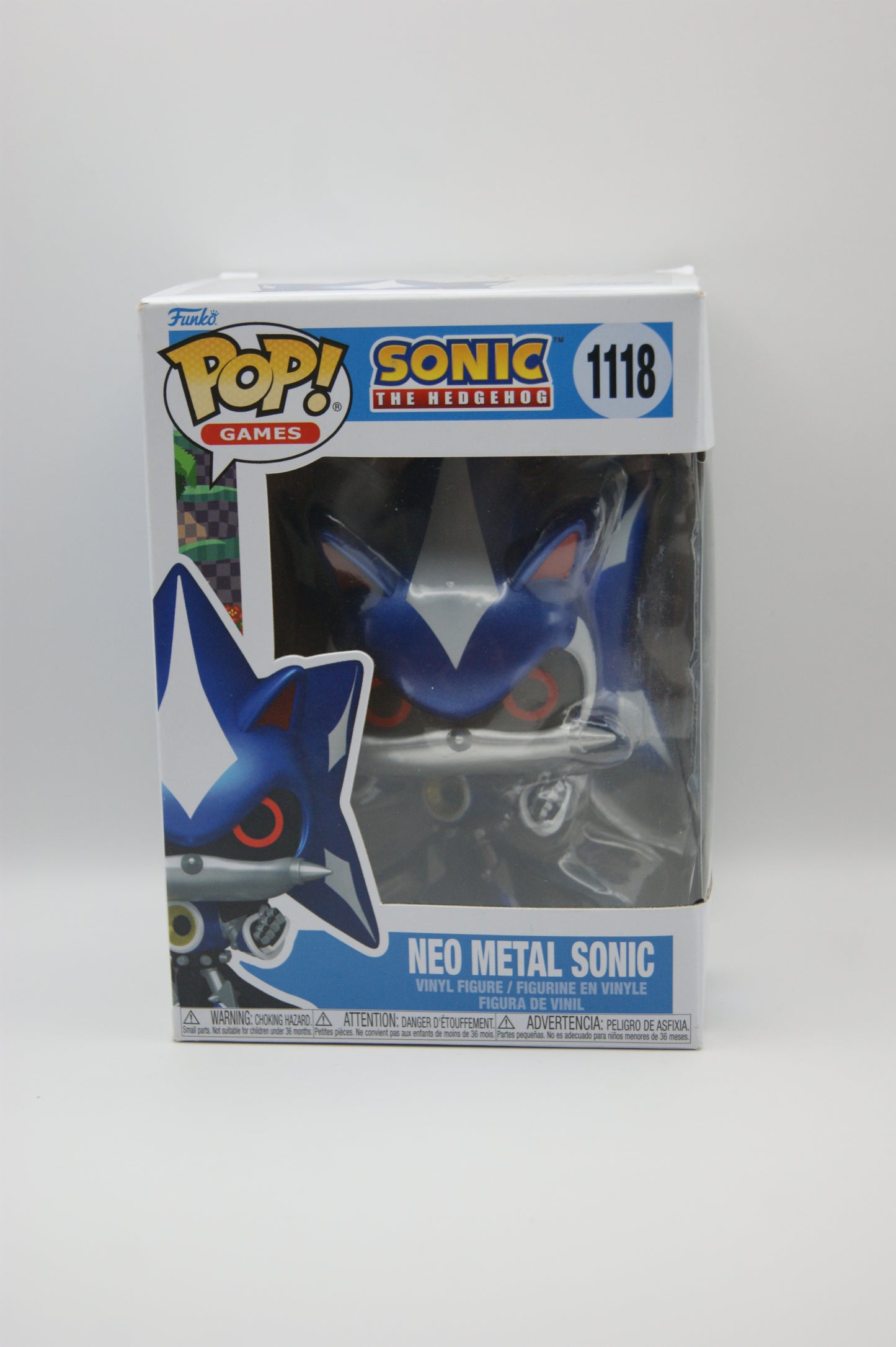 Funko Pop! Games Sonic the Hedgehog Neo Metal Sonic #1118 Metallic OVP