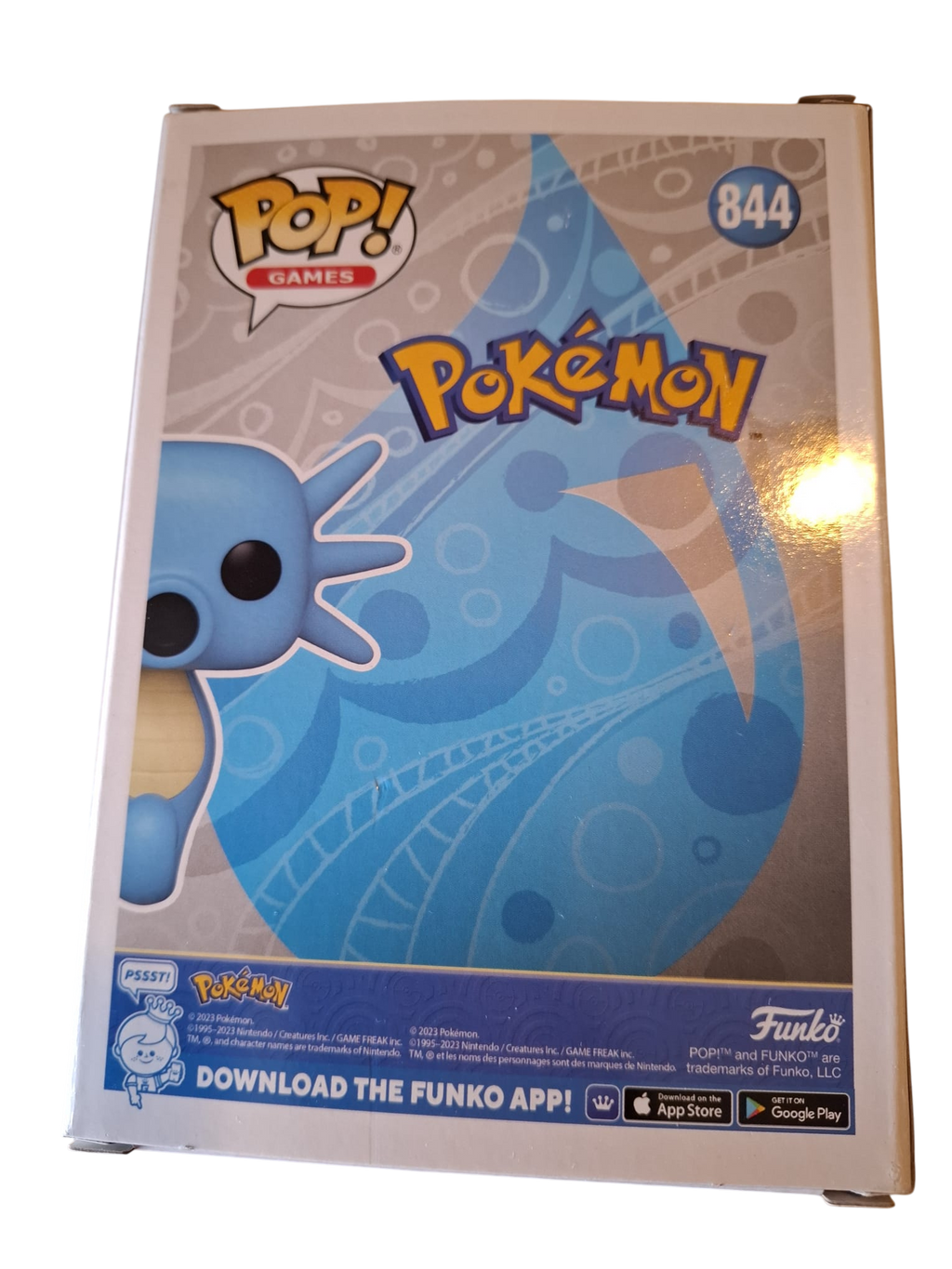 Funko Pop Pokémon Horsea 844 Hypotrempe Vinyl Figur OVP Seeper