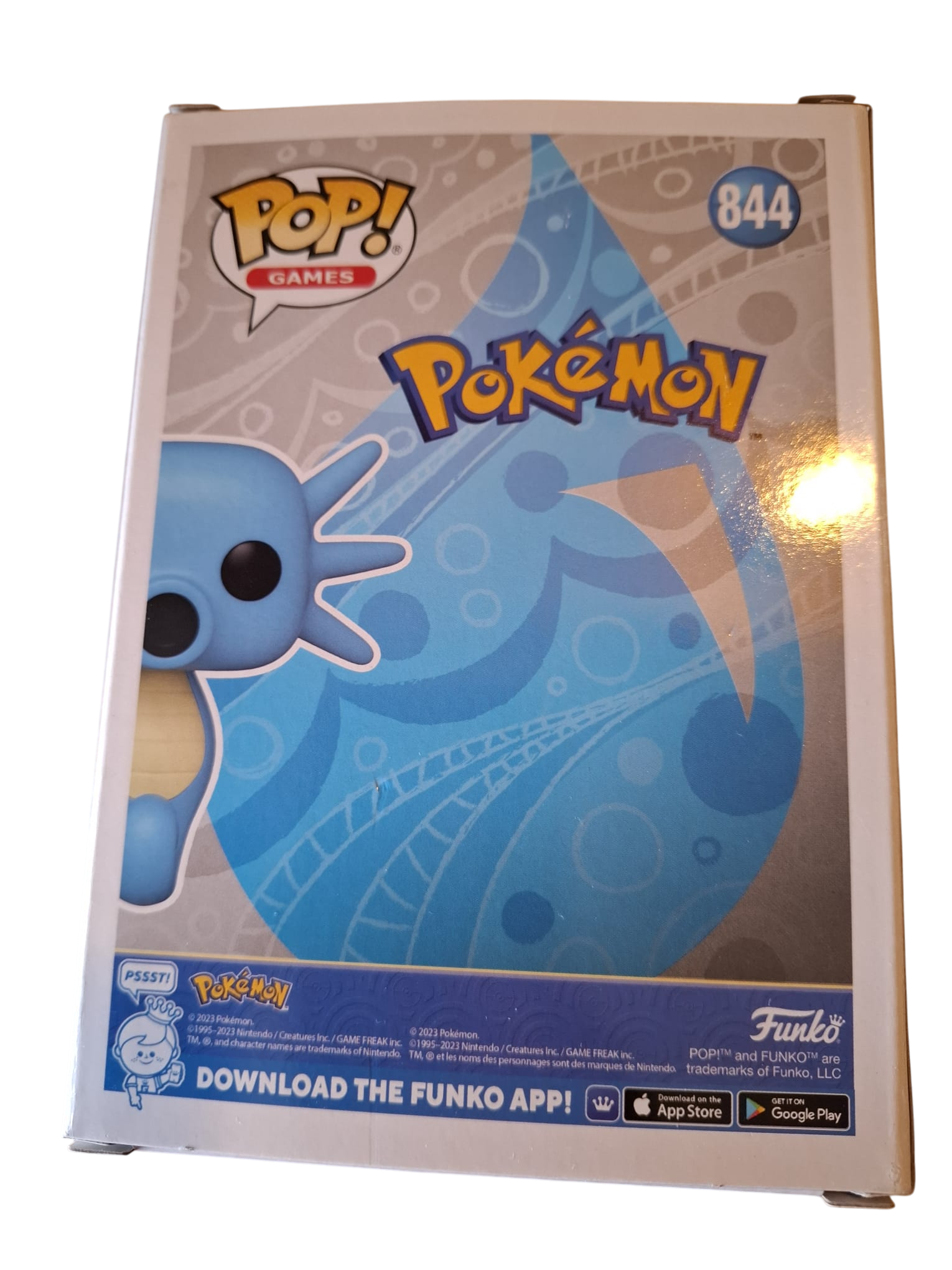 Funko Pop Pokémon Horsea 844 Hypotrempe Vinyl Figur OVP Seeper