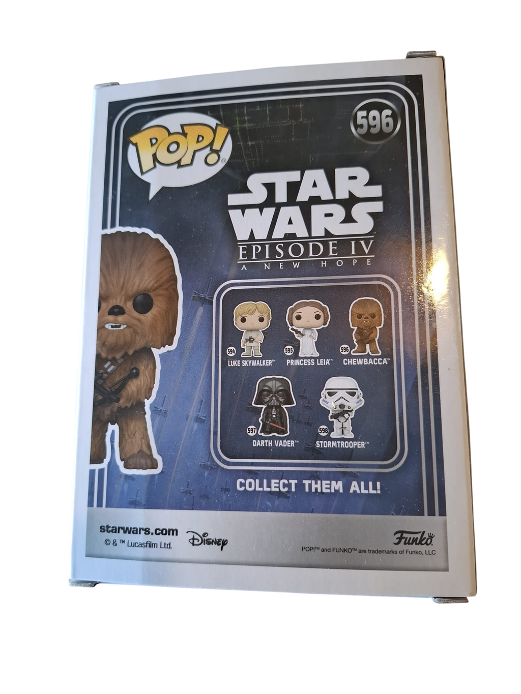 Funko Pop Star Wars Chewbacca #596 Bobble Head Figur OVP Original