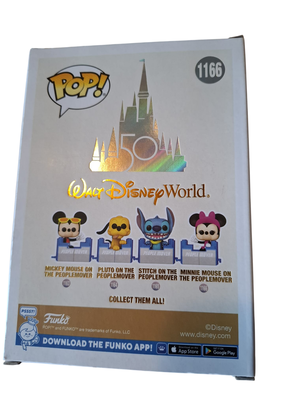 Funko Pop Minnie Mouse PeopleMover 1166 Disney World 50th Anniversary OVP
