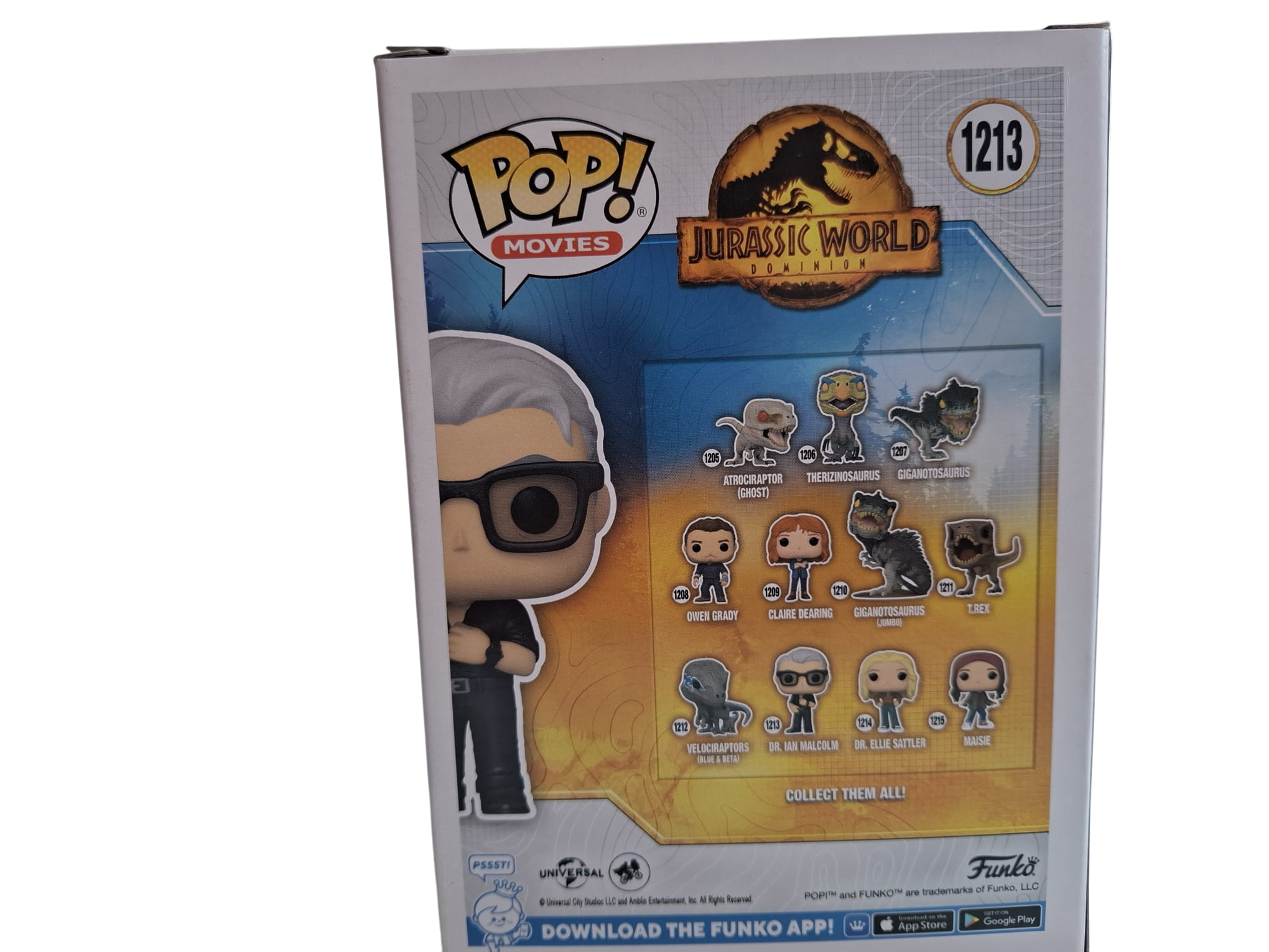 Funko Pop! Movies #1213 – Dr. Ian Malcolm (Jurassic World Dominion) – Sammlerfigur OVP