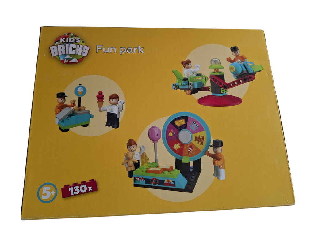 Kids Bricks Fun Park – Freizeitpark Klemmbausteine Set – 130 Teile – NEU & OVP