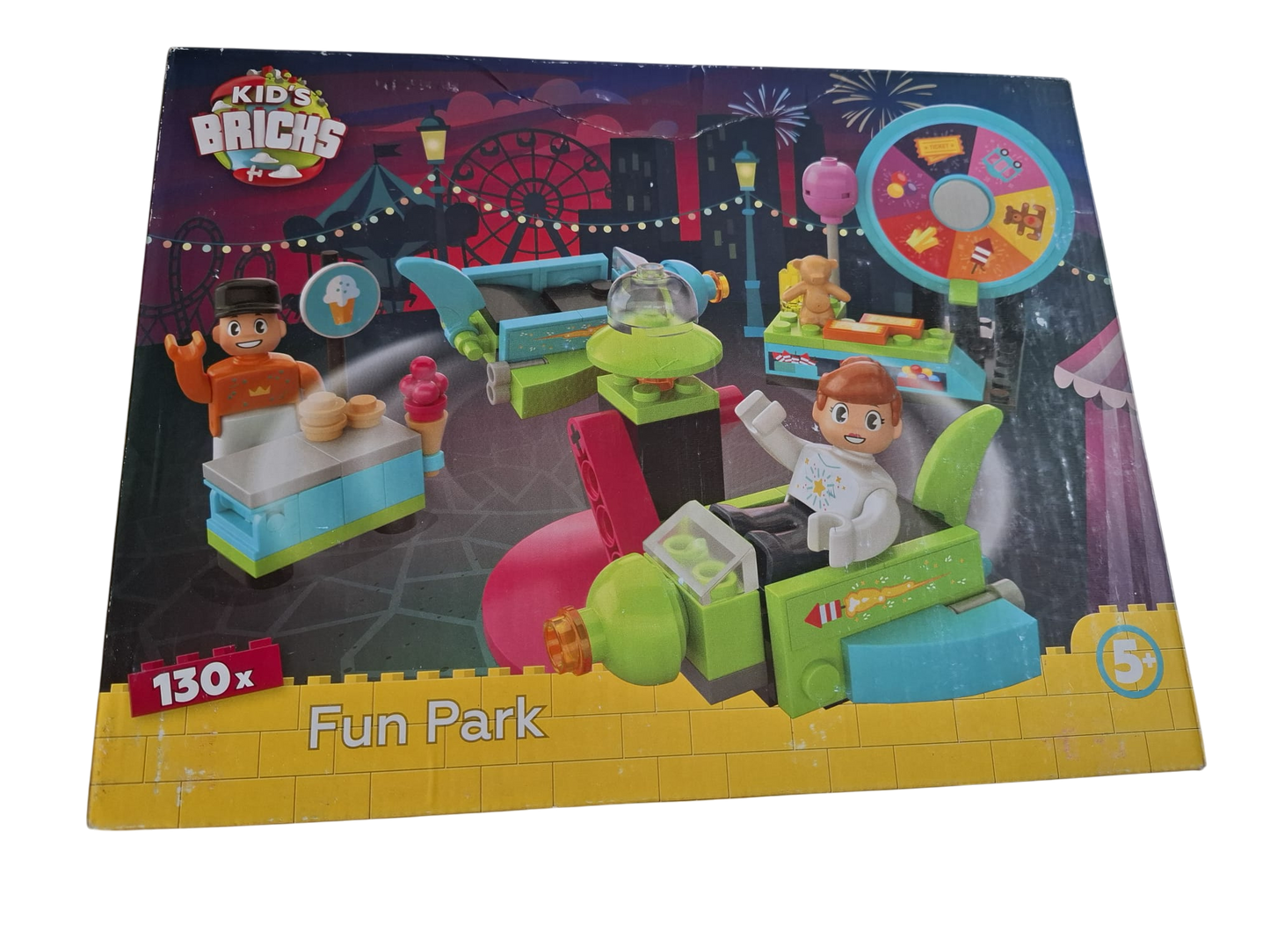 Kids Bricks Fun Park – Freizeitpark Klemmbausteine Set – 130 Teile – NEU & OVP