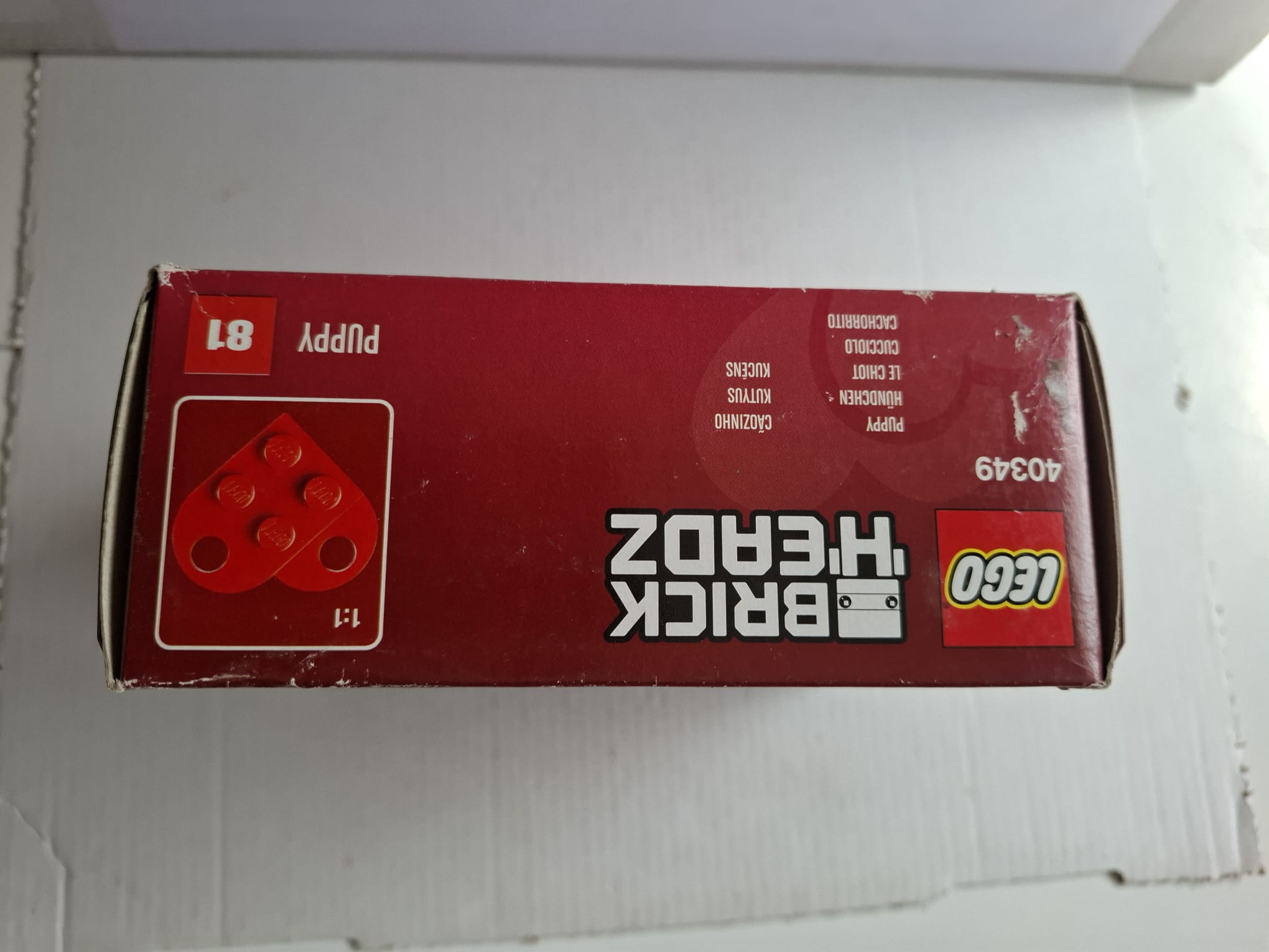 LEGO® BrickHeadz 40349 – Valentinstag-Welpe – Valentine’s Puppy – NEU & OVP