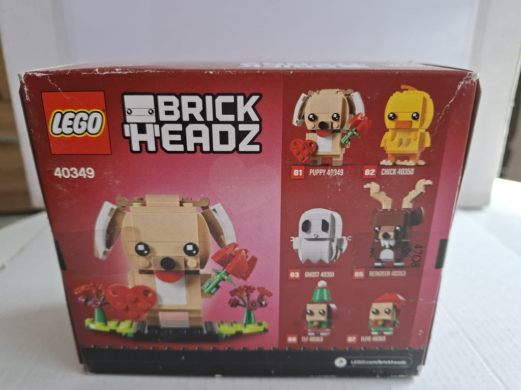 LEGO® BrickHeadz 40349 – Valentinstag-Welpe – Valentine’s Puppy – NEU & OVP