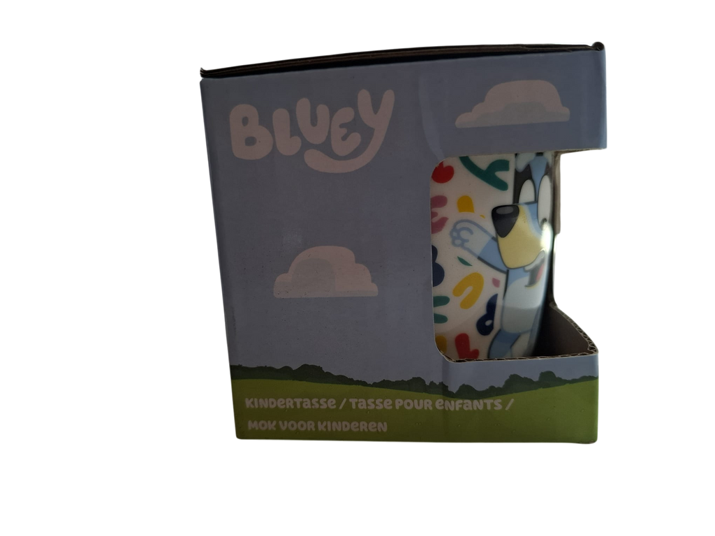 Bluey Kindertasse 250 ml – Keramik Becher – Kinder Tasse mit Bluey Motiv – Neu