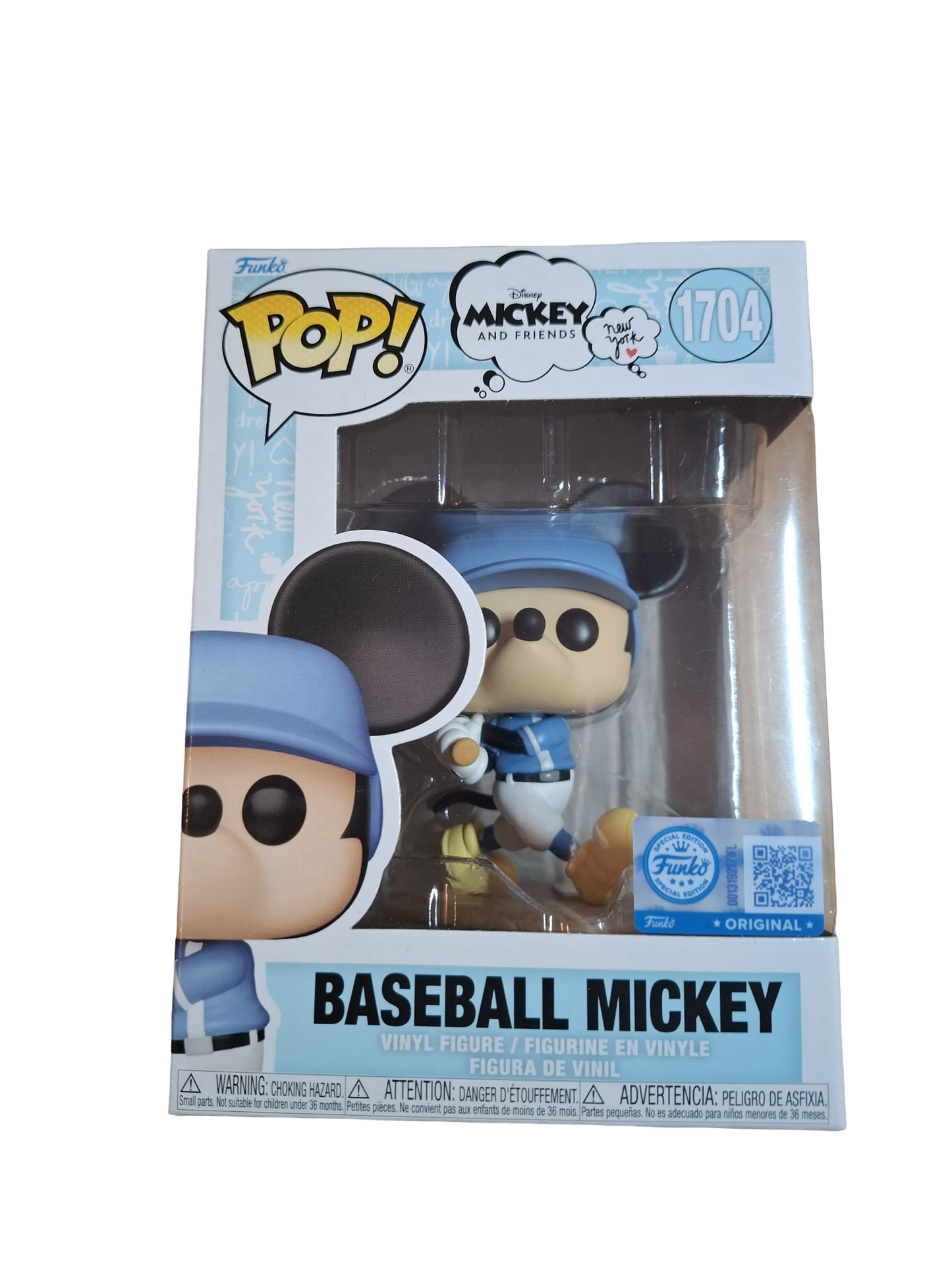 Funko Pop! Disney Mickey and Friends #1704 – Baseball Mickey – Special Edition / New York