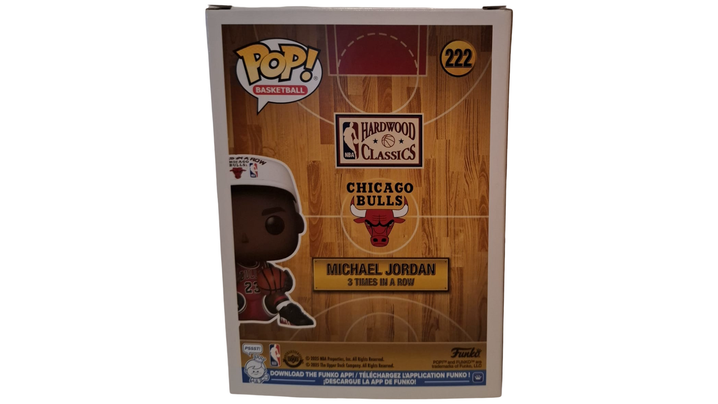 Funko Pop! Basketball Michael Jordan #222 Chicago Bulls 3 Times in a Row OVP