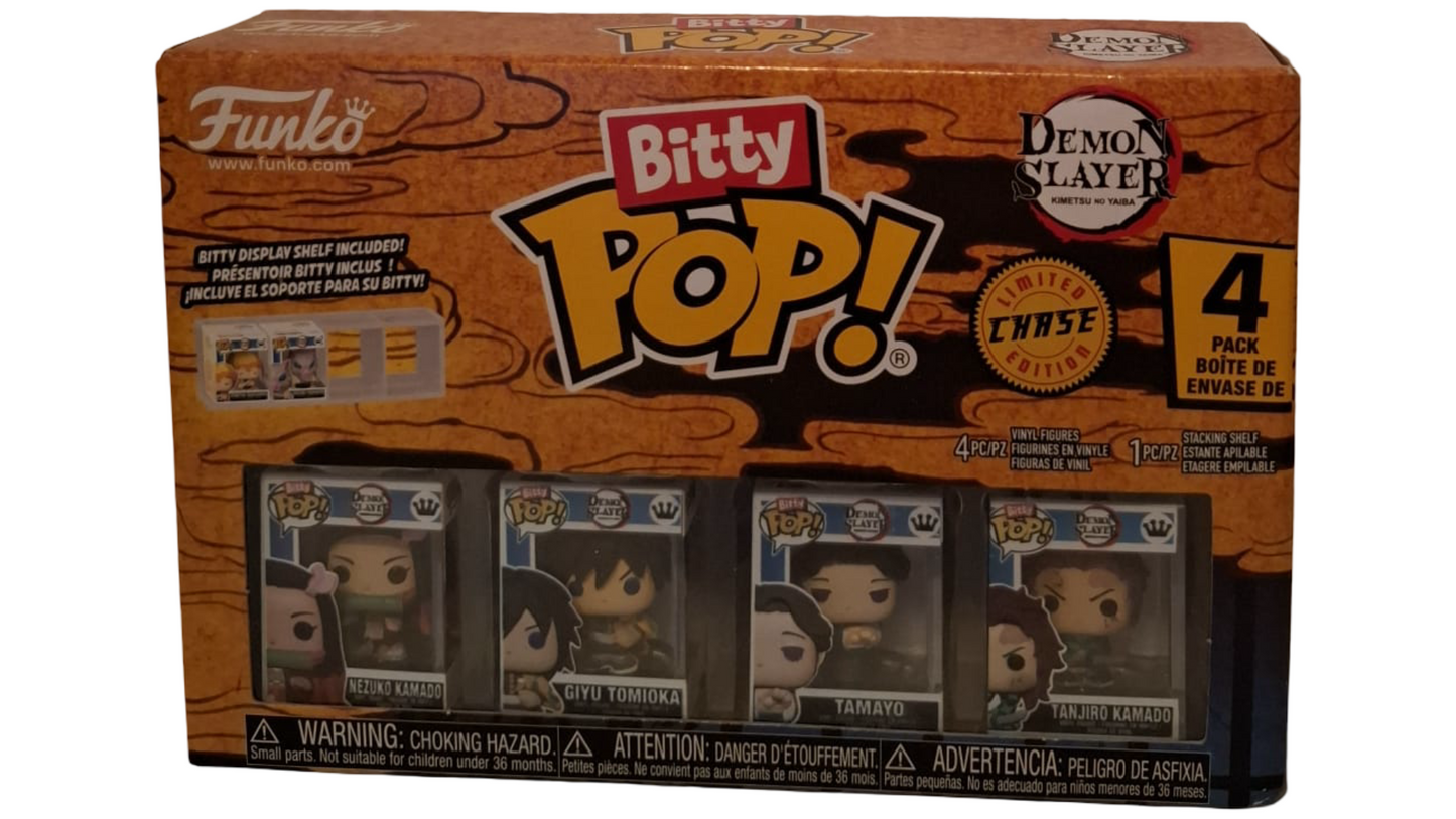 Funko Bitty Pop! Demon Slayer 4er Set Nezuko Giyu Tamayo + Mystery OVP