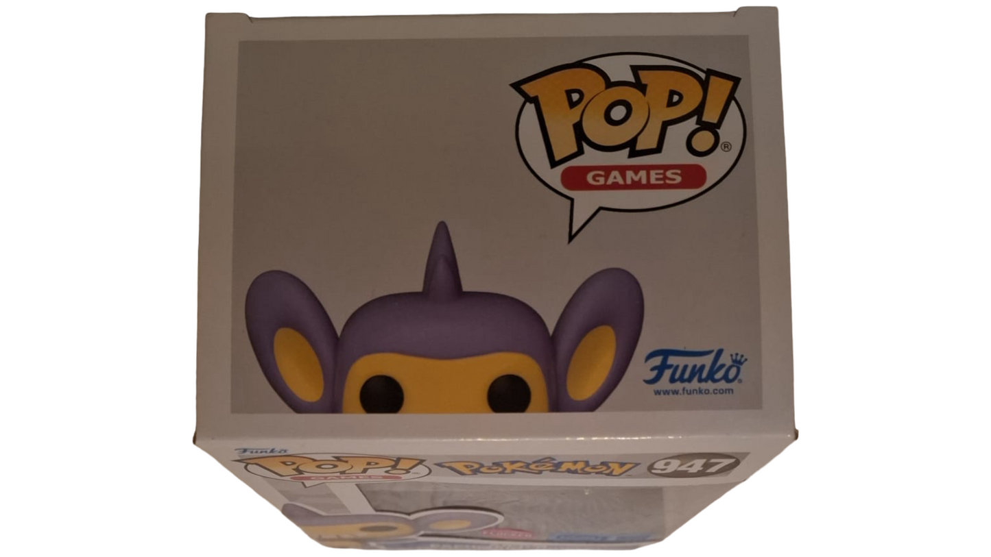 Funko Pop! Pokémon Griffel Aipom #947 Flocked Special Edition Figur OVP