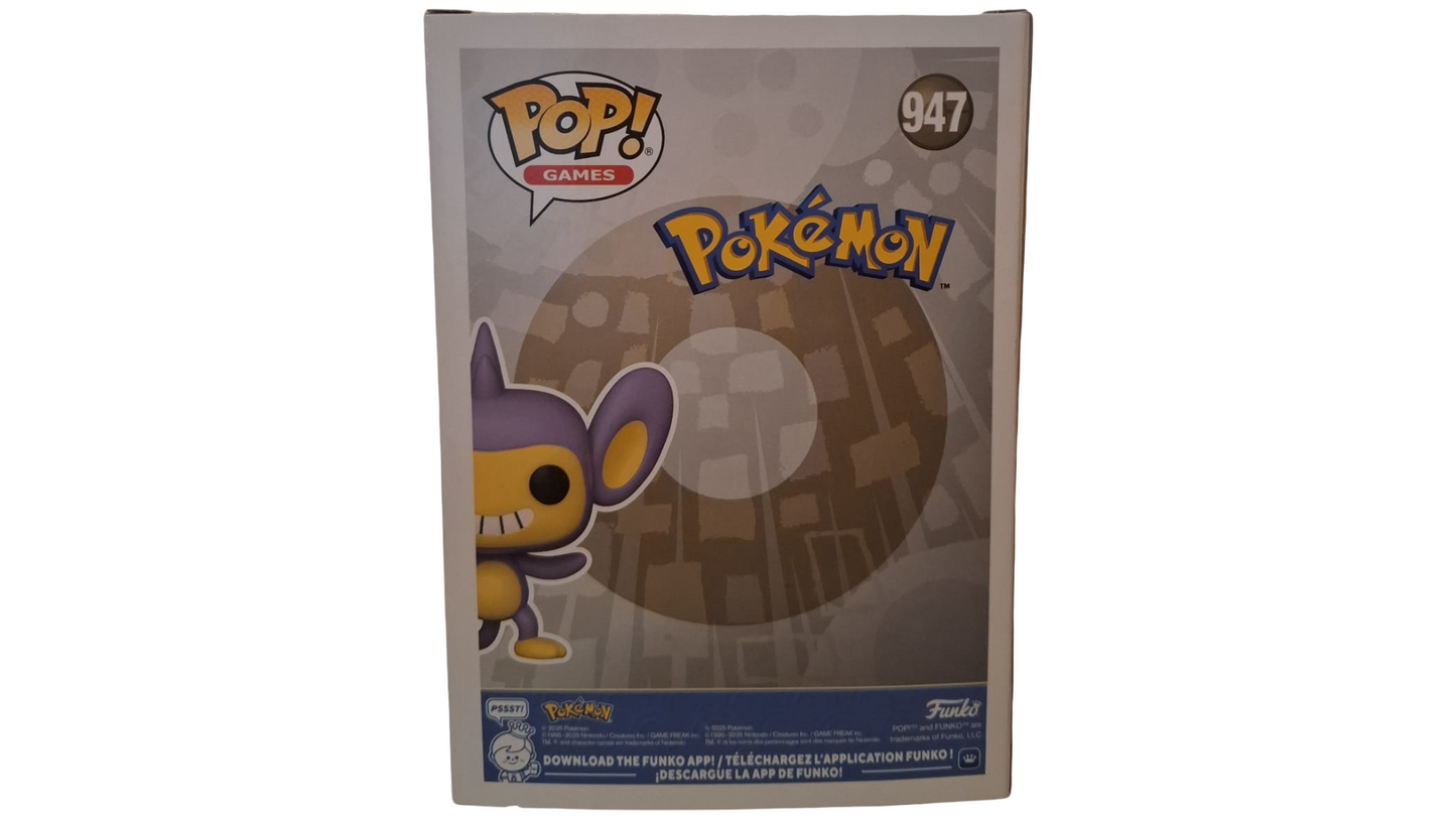 Funko Pop! Pokémon Griffel Aipom #947 Flocked Special Edition Figur OVP