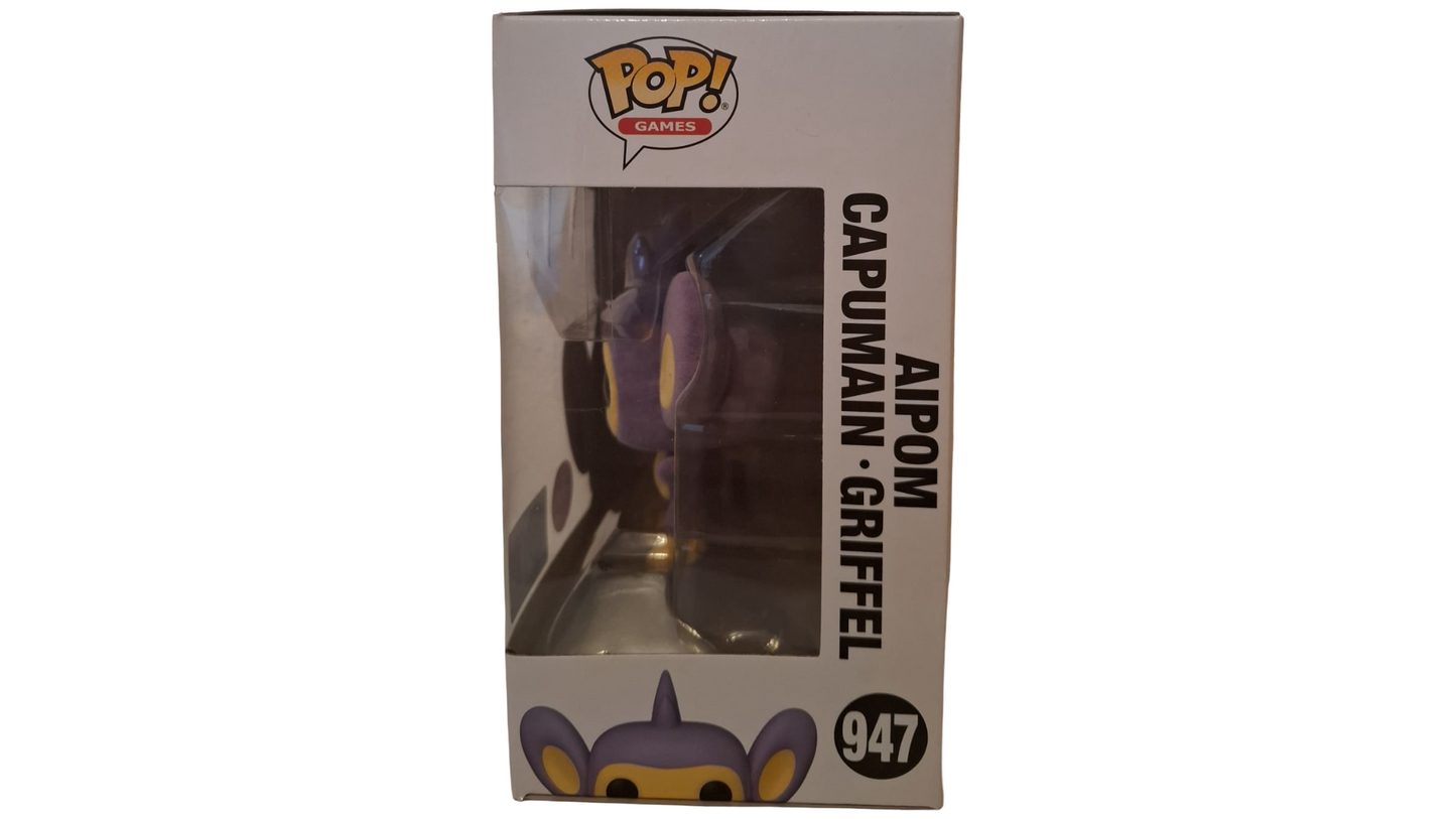 Funko Pop! Pokémon Griffel Aipom #947 Flocked Special Edition Figur OVP