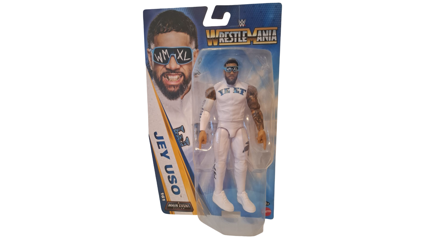 WWE Jey Uso Actionfigur – WrestleMania Main Event Series 161 – Mattel – OVP