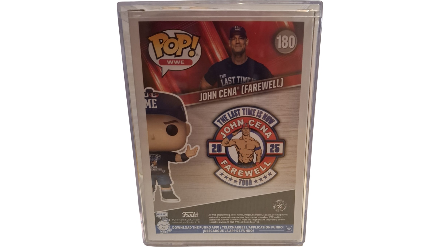 Funko Pop! WWE #180 John Cena „Farewell“ – Special Edition / Fanatics Exclusive – mit Schutzhülle – OVP