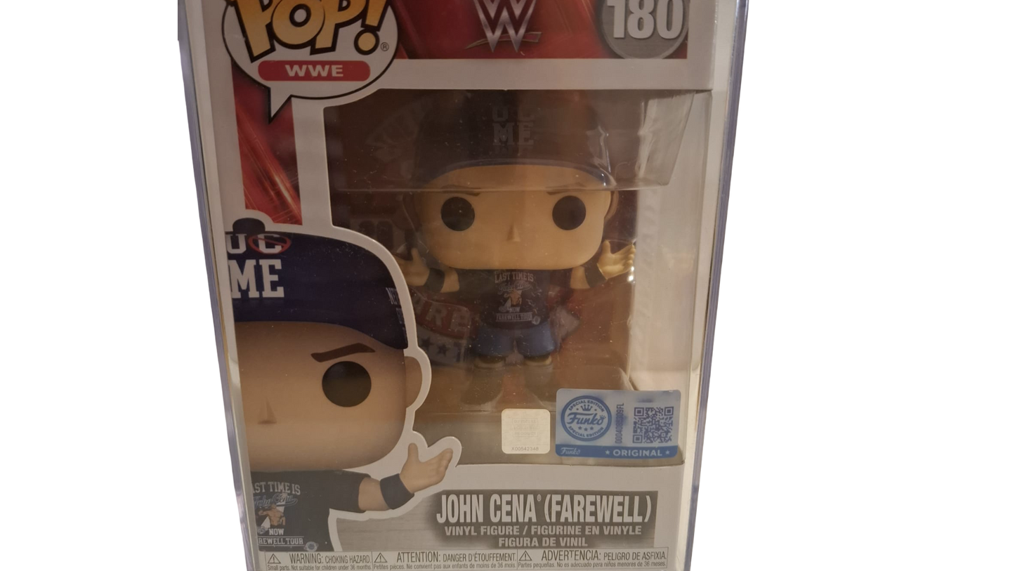 Funko Pop! WWE #180 John Cena „Farewell“ – Special Edition / Fanatics Exclusive – mit Schutzhülle – OVP