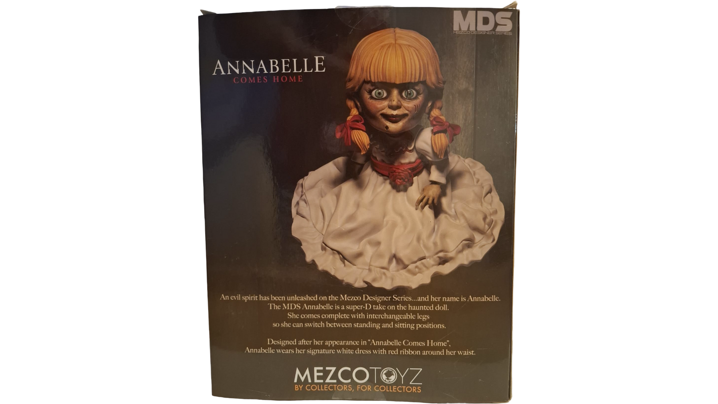 Mezco Designer Series Annabelle – Annabelle Comes Home – 15 cm Horrorfigur mit Wechselbeinen – OVP