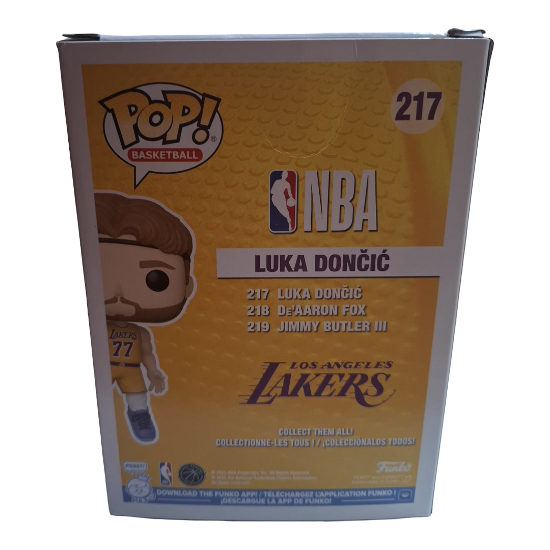 Funko Pop! Basketball Luka Dončić #217 – LA Lakers Trikot 77 – Neu OVP