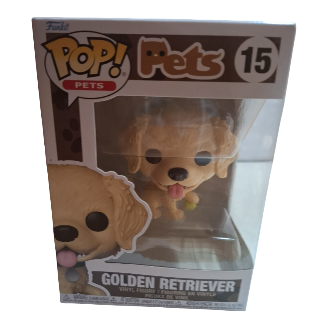 Funko Pop! Pets Golden Retriever #15 – Hundefigur Vinyl – Neu OVP
