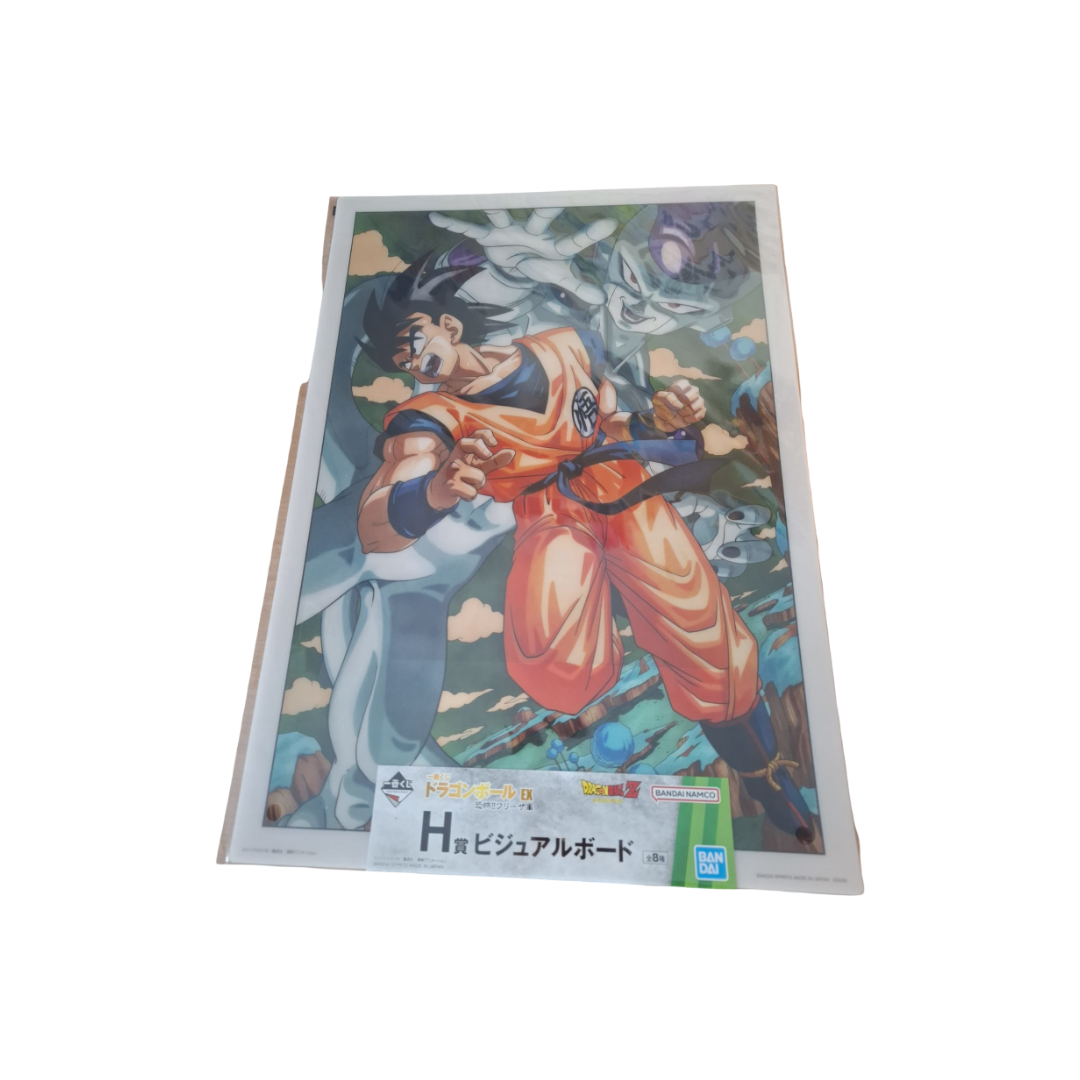 Ichiban Kuji Dragon Ball Z Goku & Frieza H-Preis Visual Board A3 OVP