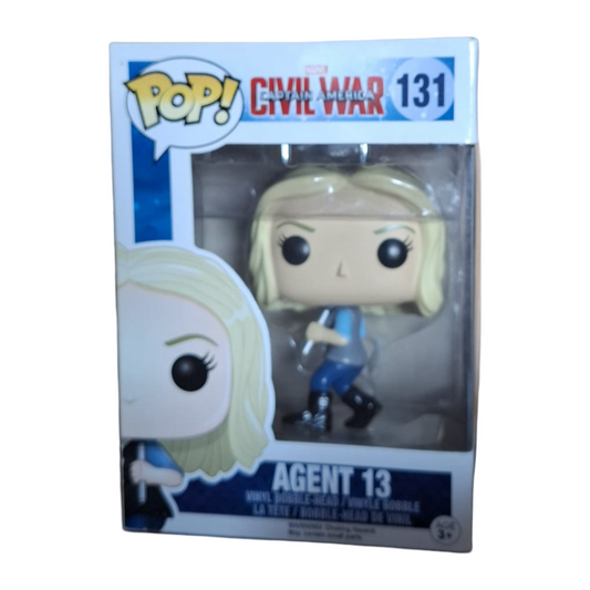 Funko Pop Marvel Captain America Civil War Agent 13 Nr. 131 Bobble-Head OVP