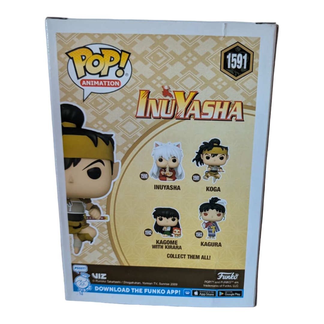 Funko Pop! Animation InuYasha Koga #1591 Vinyl Figur OVP