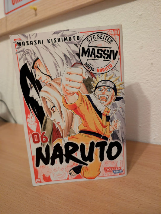 Naruto Massiv Band 6 – Masashi Kishimoto – Carlsen Manga – Deutsch – Sammelband
