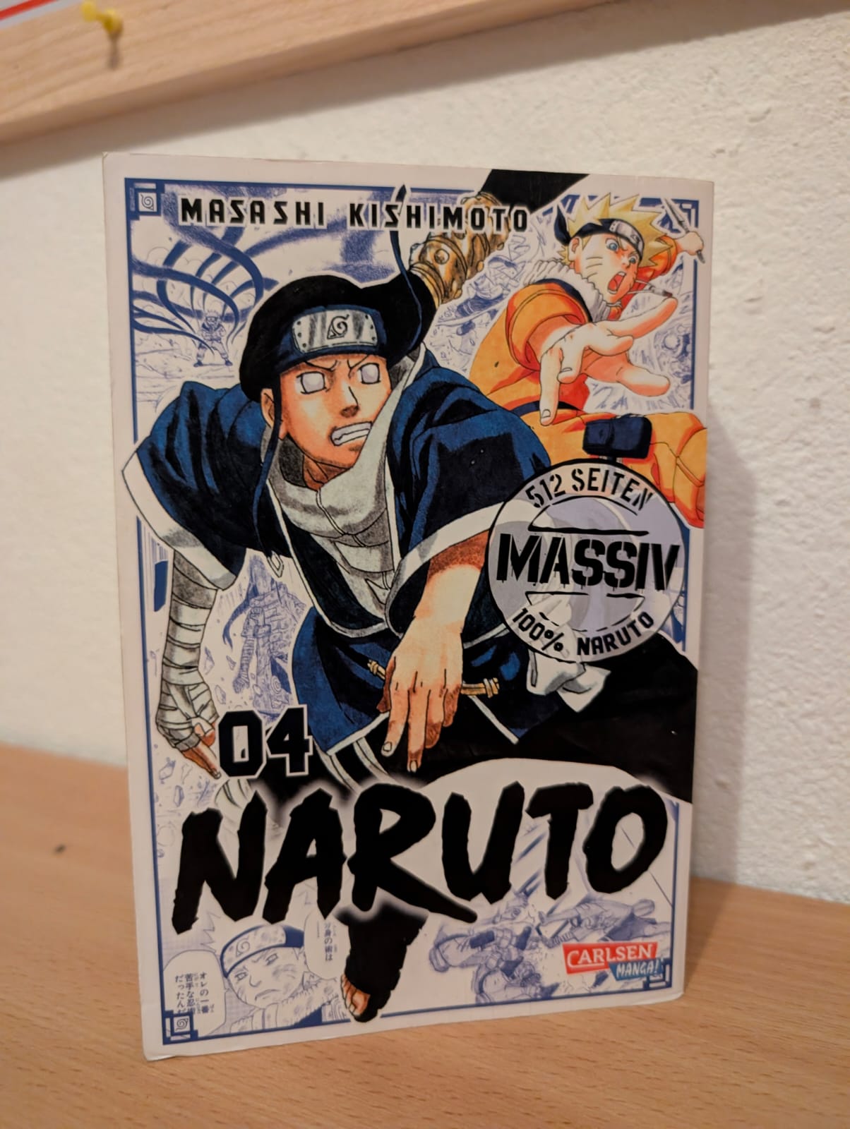 Naruto Massiv Band 4 – Masashi Kishimoto – Carlsen Manga – Deutsch – 512 Seiten