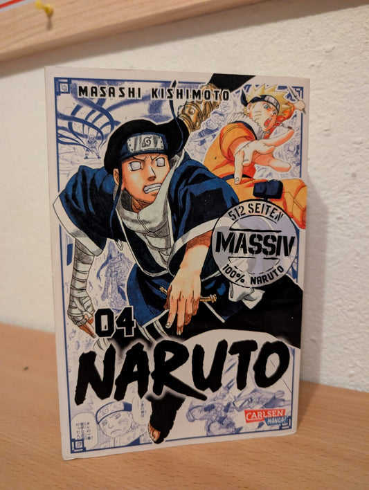 Naruto Massiv Band 4 – Masashi Kishimoto – Carlsen Manga – Deutsch – 512 Seiten