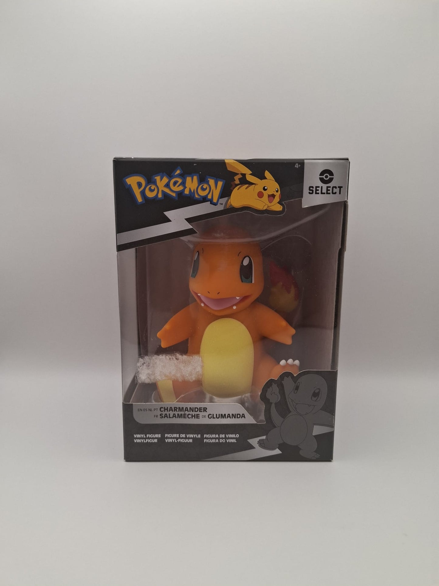 Pokémon Select Glumanda Charmander Vinyl Figur Jazwares 10 cm Neu OVP