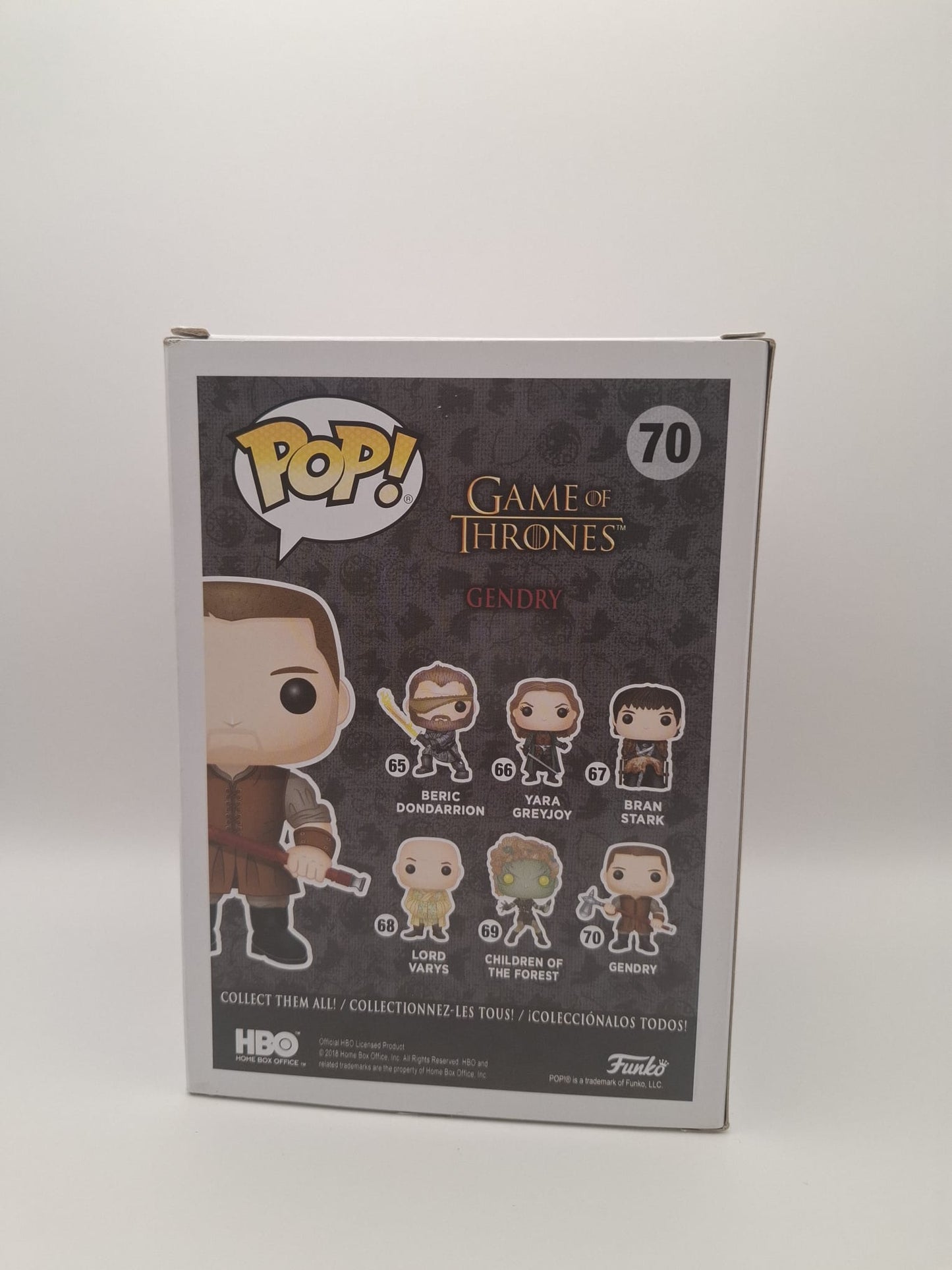 Funko Pop Game of Thrones Gendry #70 Vinyl Figur Neu OVP