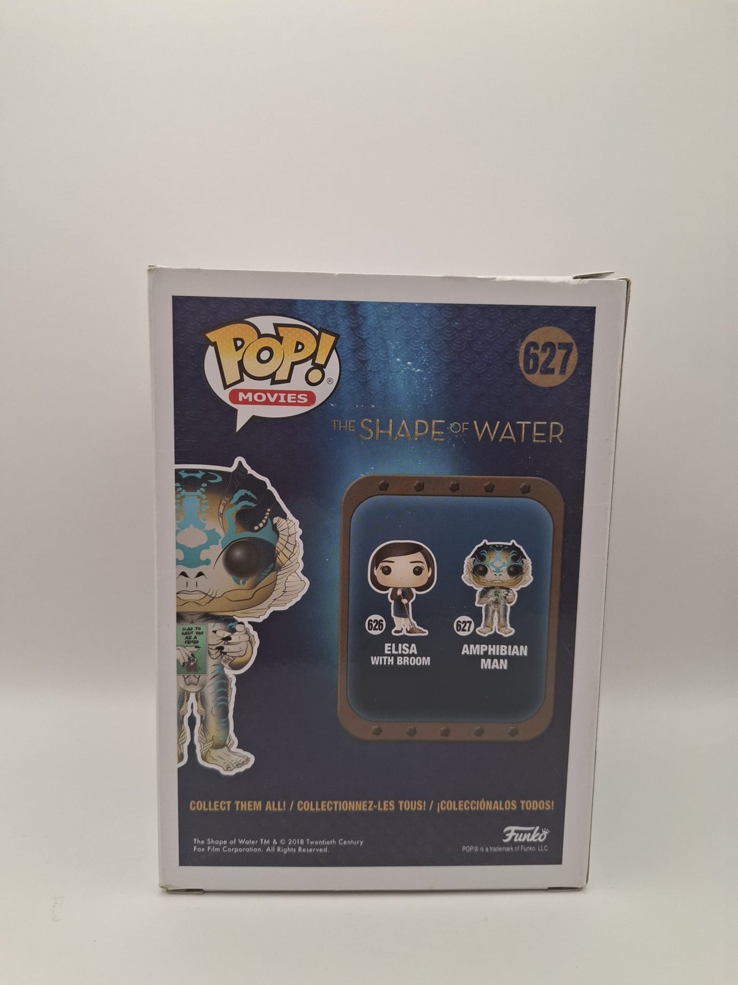 Funko Pop The Shape of Water Amphibian Man #627 Vinyl Figur OVP