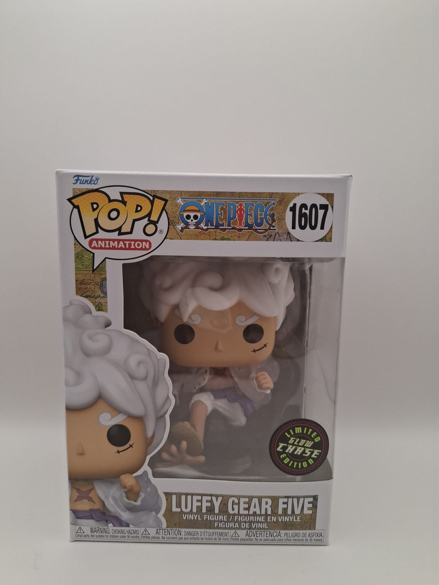 Funko Pop One Piece Luffy Gear Five #1607 Glow Chase Limited Edition OVP