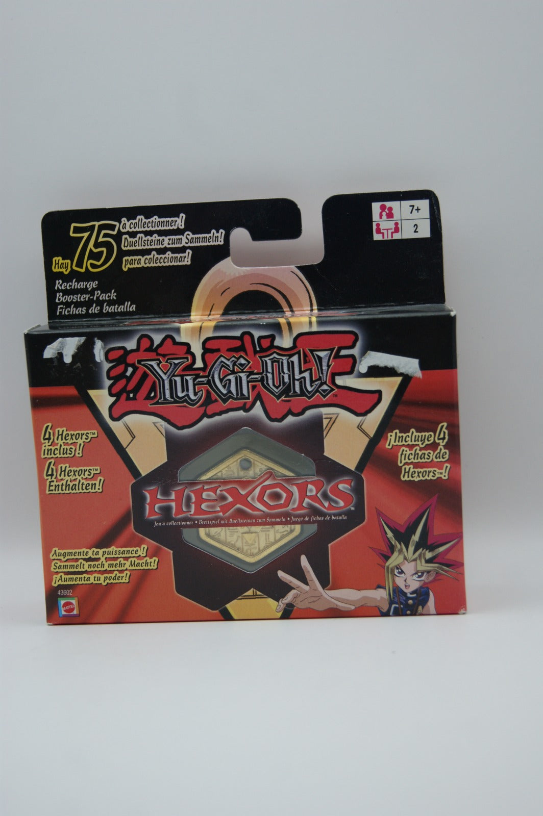 Yu-Gi-Oh! Hexors Booster Pack Mattel 2003 mit 4 Duellsteinen OVP