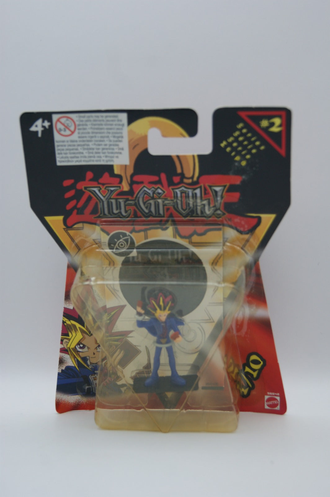 Yu-Gi-Oh! Yugi Mini-Figur Series 2 Mattel 2002 mit Holo-Stein OVP Vintage